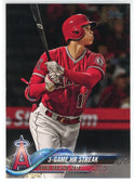 Shohei Ohtani 2018 Topps Update Series 3 Game HR Rookie Card #US189