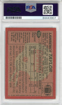 Lawrence Taylor "HOF 99" Autographed 1983 Topps Card (PSA)