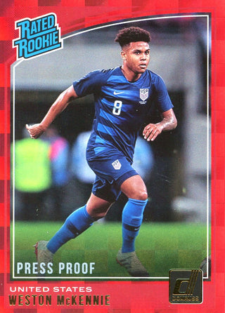 Weston McKennie 2019 Panini Rated Rookie Card