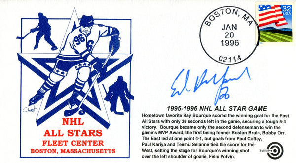 Ed Belfour Autographed 1st Day Cover