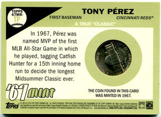 Tony Perez 2016 Topps Heritage "67 Mint" 05/15