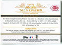 Todd Frazier 2013 Topps Tribute Autographed Card #36/99