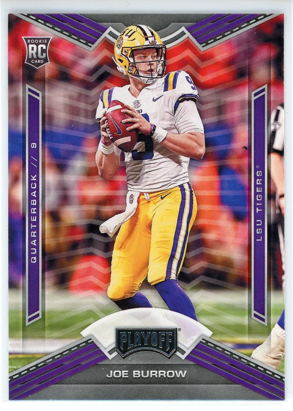 Joe Burrow 2020 Panini Chronicles Draft Picks Playoff Rookie Card #1