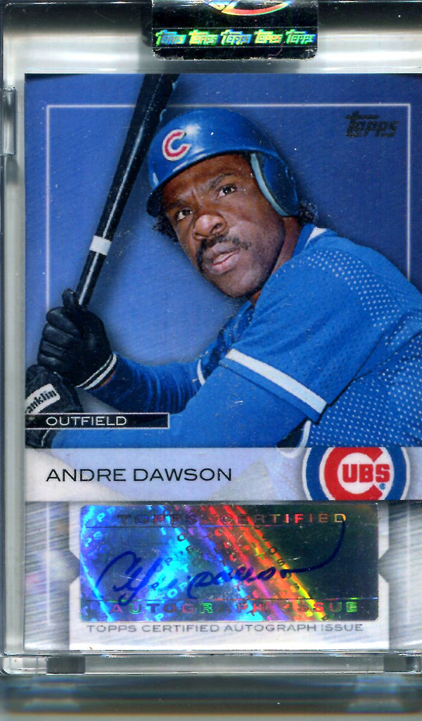 Andre Dawson 2009 Topps Sealed Autographed Card