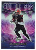 Ja'Marr Chase 2021 Panini Mosaic Storm Chasers Prizm Rookie Card #SC-18