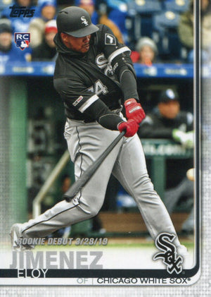 Eloy Jimenez 2019 Topps Update Rookie Debut Card