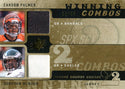 Carson Palmer & Donovan McNabb Unsigned 2009 Upper Deck SpX Jersey Card