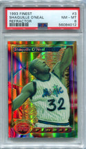 Shaquille O`Neal 1993 Topps  Finest #3 PSA NM-MT 8 Card