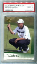 Sergio Garcia 2001 Upper Deck Golf Card PSA 9 (MINT)