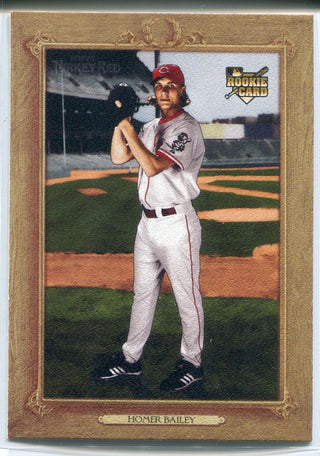 Homer Bailey 2007 Topps Turkey Red Rookie Card