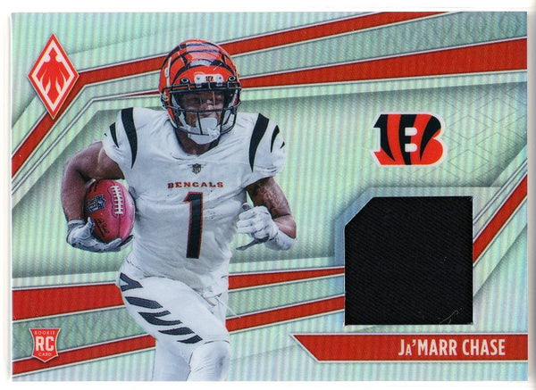 Ja'Marr Chase 2021 Panini Phoenix Rookie Patch Card #RME-JMC