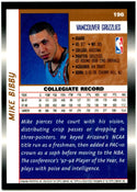 Mike Bibby Topps Rookie Card 1999