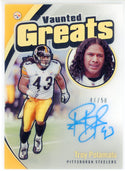 Troy Polamalu Autographed 2022 Panini Impeccable Vaunted Greats Card #GRG-TPO