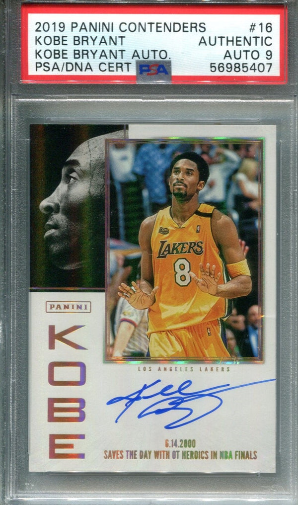 Basketball - Kobe Bryant Signed & Framed Panini Authentic Los