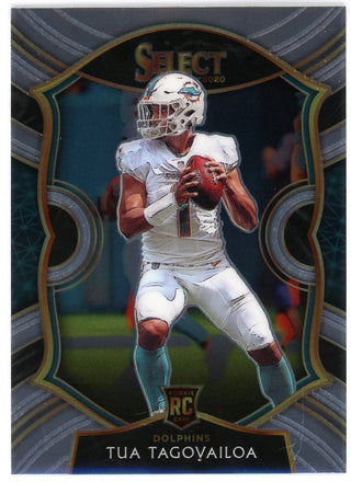 Tua Tagovailoa 2020 Panini Select Concourse Rookie Card #45