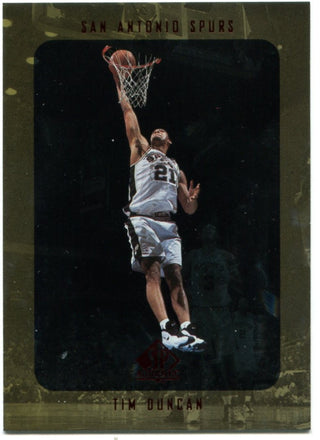 Tim Duncan 1997 Upper Deck Sp Rookie Card #128