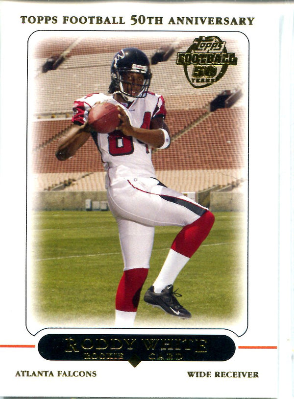 Roddy White 2005 Topps Unsigned Rookie Card