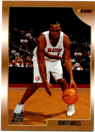 Bonzi Wells Topps Rookie Card 1999 #205