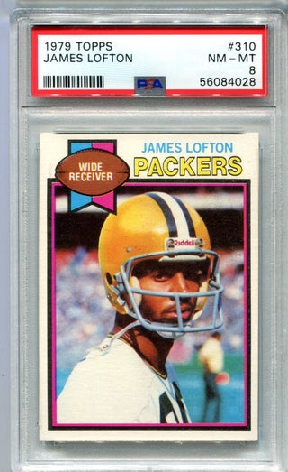 James Lofton 1979 Topps #310 PSA NM-MT 8 RC