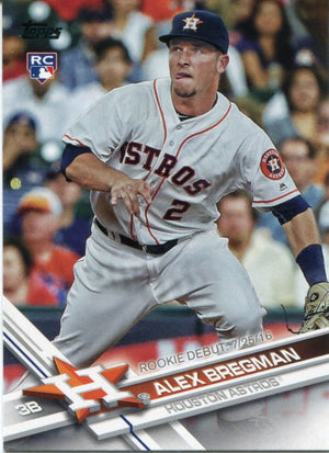 Alex Bregman 2017 Topps Update Rookie Debut Card