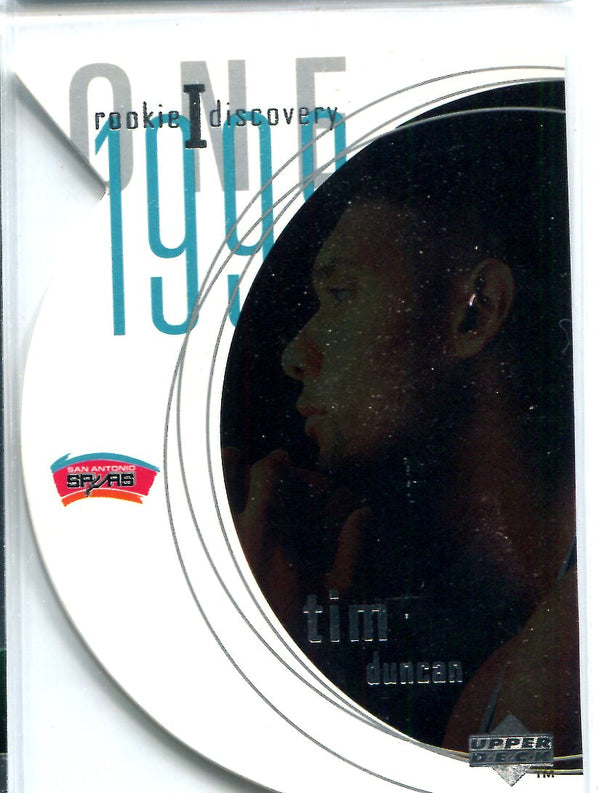 Tim Duncan 1998 Upper Deck Unsigned Card