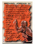 Michael Jordan 1996 Fleer Hardwood Leaders #123 Card