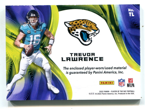 Trevor Lawrence 2022 Panini Player of the Day #TL Patch Card 16/50