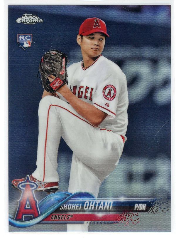 2018 Topps Chrome Refractor #150 Shohei Ohtani, Pitching Rookie