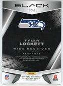 Tyler Lockett Autographed 2021 Panini Black Capstones Patch Card #CS-TL