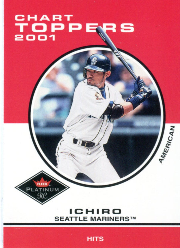 Ichiro 2001 Fleer Chart Toppers Card