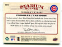 Kerry Wood 2008 Stadium Scenes #SS12 Patch Card