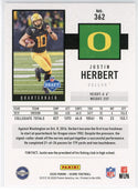 Justin Herbert 2020 Panini Score Rookie Card #362