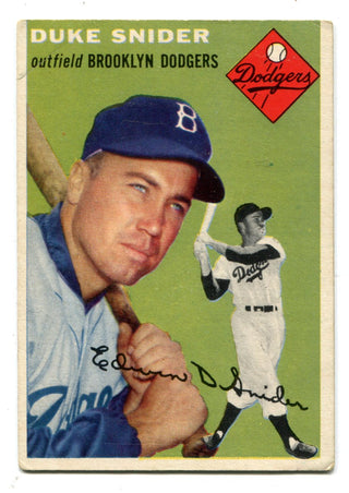 Duke Snider 1954 Topps #32 Card