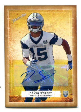 Devin Street 2014 Topps Turkey Red Autographed Card #81