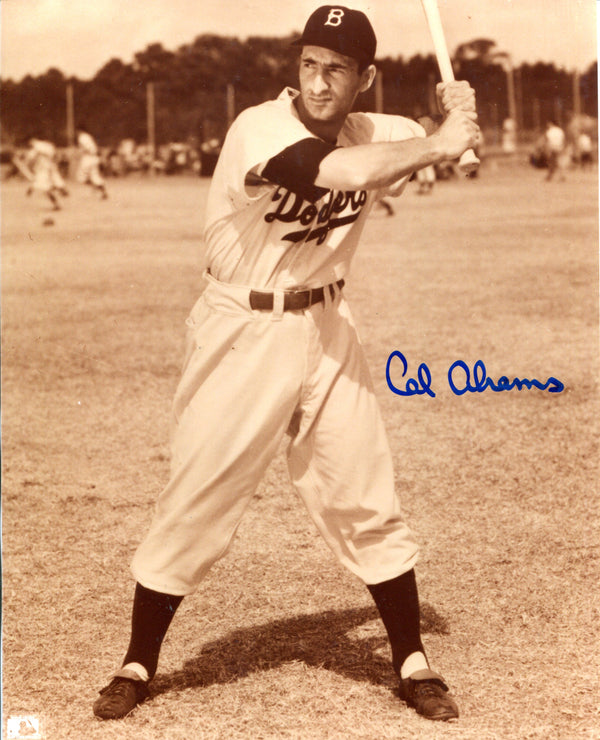 Cal Abrams Autographed 8x10 Photo