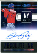 Brett Baty Autographed 2021 Panini Absolute Ink Card