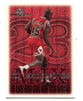 Michael Jordan 1999 Upper Deck MVP Exclusives #185 Card