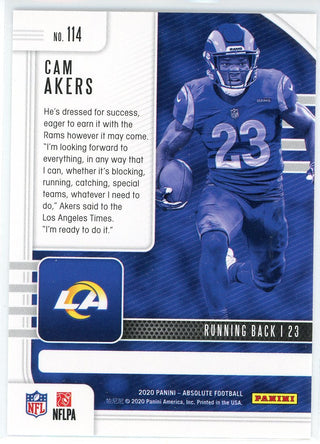 Cam Akers 2020 Panini Absolute Rookie Card #114