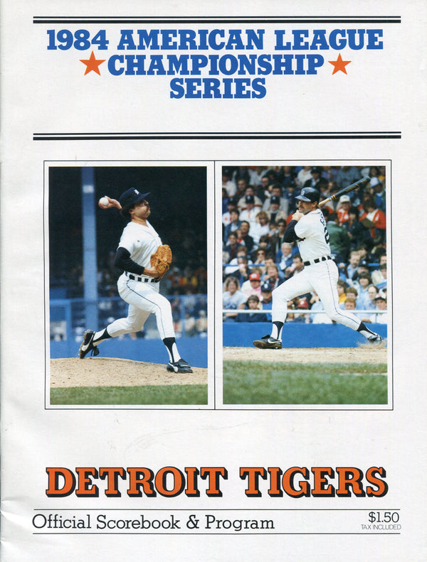 1984 American League Championship Series Program