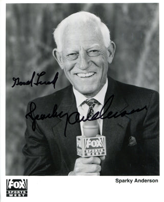 Sparky Anderson Autographed 8x10 Photo
