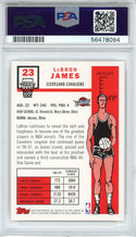 LeBron James 2007 Topps 57-58 Variation Card #23 (PSA)