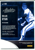 Nolan Ryan Autographed 2021 Panini Absolute Iconic Ink Card