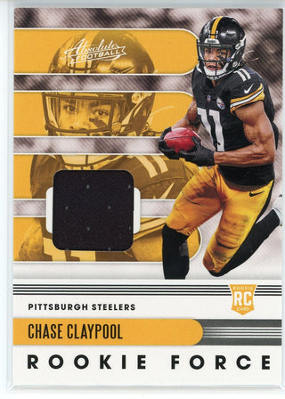 Chase Claypool 2020 Panini Absolute Jersey Rookie Card #27