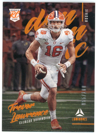 Trevor Lawrence 2021 Panini Luminance Dynamic Rookie Card #DR-1