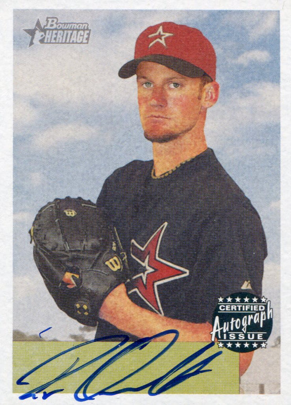 Roy Oswalt Autographed 2002 Bowman Heritage Card