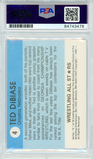 Ted DiBiase "HOF 2010" Autographed 1982 All Star Card #4 (PSA Auto)