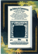 Delwyn Young 2008 Topps Allen and Ginter's Game Worn Relic Card