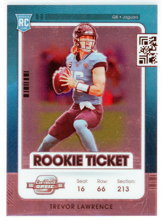 Trevor Lawrence 2021 Panini Contenders Optic Rookie Ticket Card #93