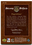 Dontrelle Willis Upper Deck MLB Artifacts Jersey Card 31/50