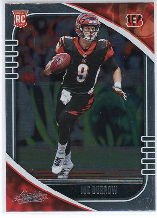 Joe Burrow 2020 Panini Absolute Rookie Card #158